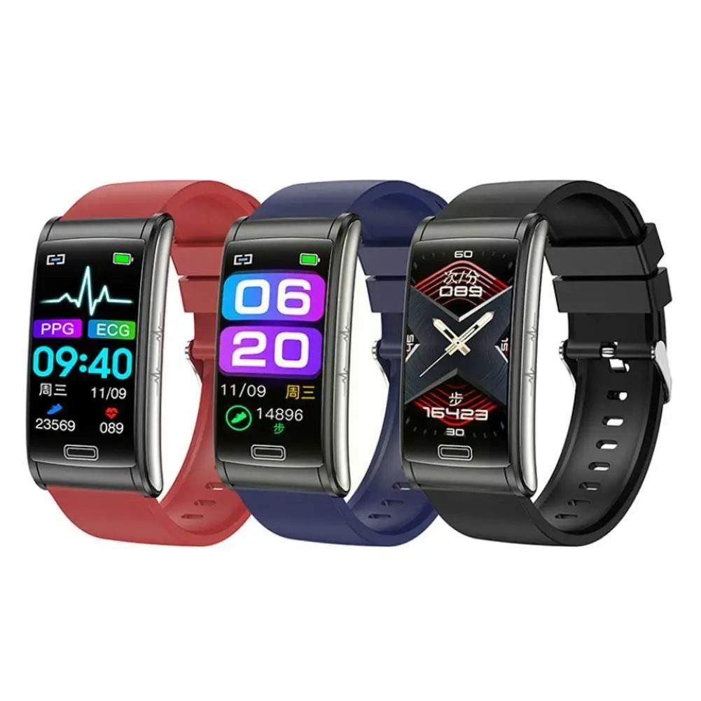 

Smart Watch Men E600 ECG Blood Sugar Non-invasive Blood Women Glucose Heart Smartwath Rate Monitor Bracelet Sports Health Y1C8