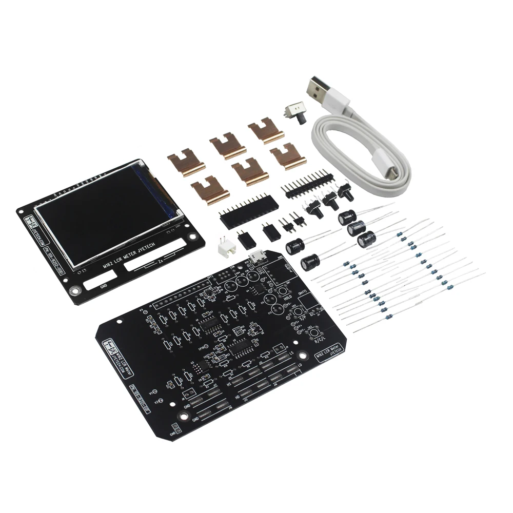 

Portable Digital Inductance Capacitance Resistance Meter DIY Kit STM32F303 Microcontroller Automatic Ranging USB Data Transfer