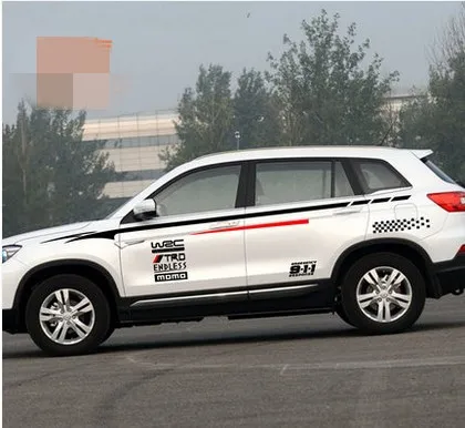 

Car Decal Waistline Pull Flower Off-road Vehicle Whole Car Sticker Body Sticker SUV Modified Pull Flower Car Pull Flower