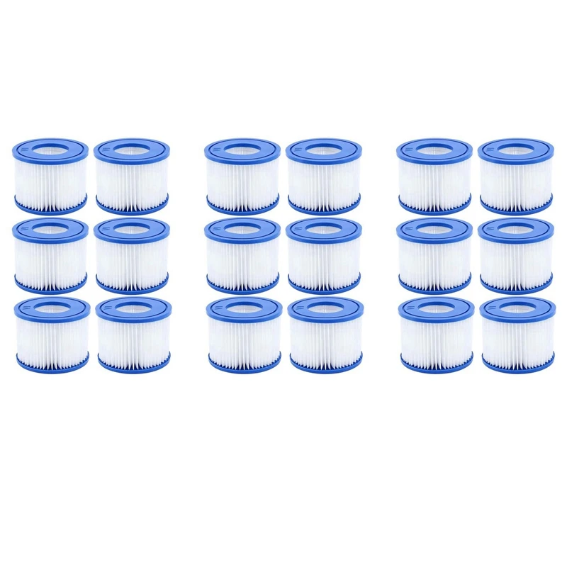 

18Pcs Pool Filter,For Bestway Spa Filter Pump Cartridge Type VI,Hot Tub Filters For Lay-Z-Spa,For Coleman Saluspa