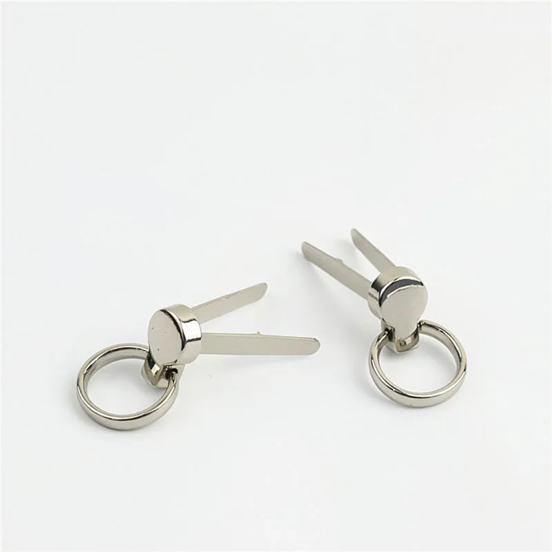 30pcs ID13mm Bag Hanging O Ring Buckles Female Bag Side Chain Nail Ring Hook DIY Luggage Strap Hardware Accessories