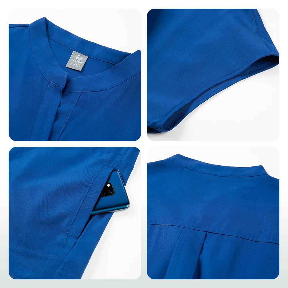 Унисекс медицинская Униформа с коротким рукавом унисекс