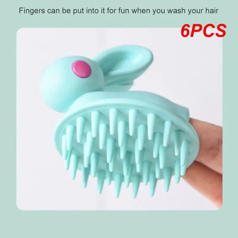 

6 шт., расческа для волос с мягким клеем