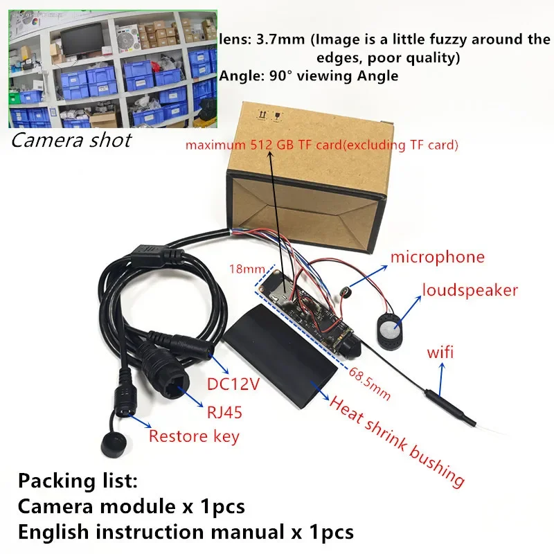 

HQCAM WiFi мини-камера 5МП