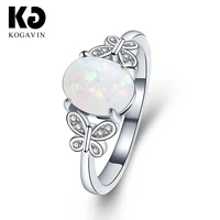 kogavin female rings anillos anillos mujer ring party wedding accessories 3a cubic zirconia crystal gift fashion engagement