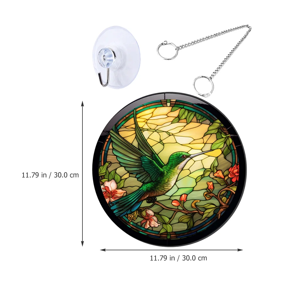 Акриловая подвеска с колибри декоративная настенная Подвеска для крыльца