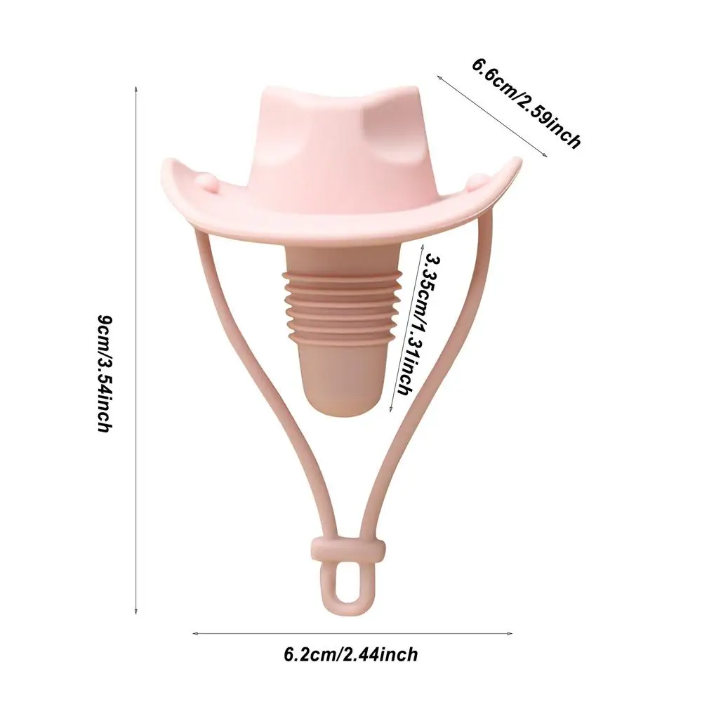 

Силиконовая пробка для вина в форме ковбойской шляпы