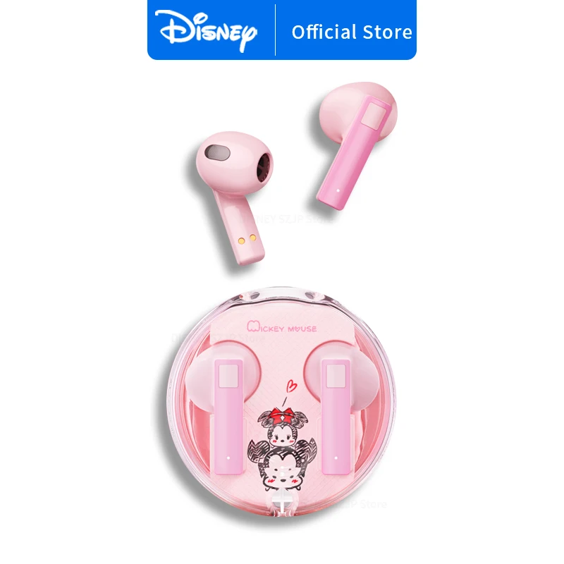 

NEW Disney Earphones LK-11 HIFI Sound Wireless Bluetooth Headphone Fashion Headset Birthday Party Gift for Girl Friends Earbud