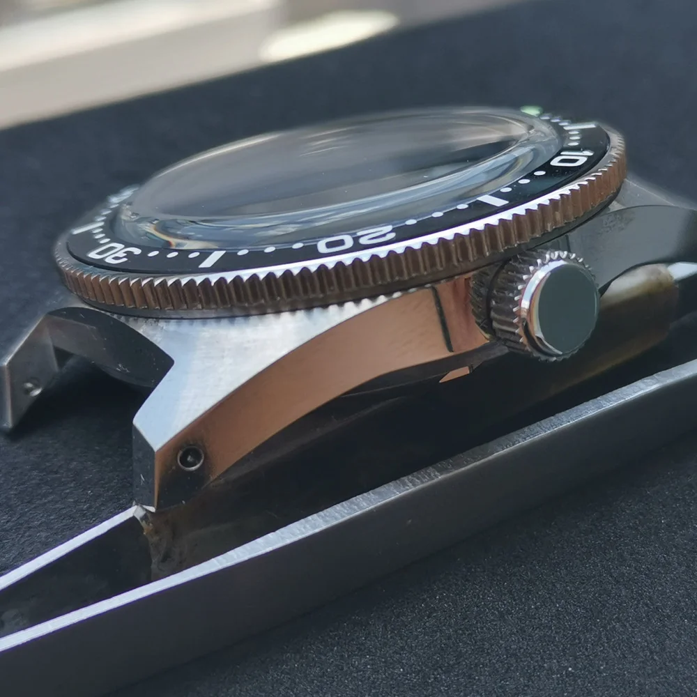 Watch Modify Parts 41mm Stainless Steel 62MAS Watch Case Sapphire Glass 300m Water Resistant Fit NH35/36 Automatic Movement