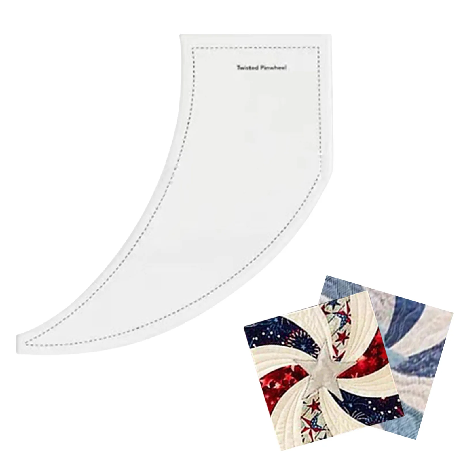 

Twisted Pinwheel Template Acrylic Quilting Template Pinwheel Template Ruler DIY Patchwork Tool Creat For Fun Design DIY Creative