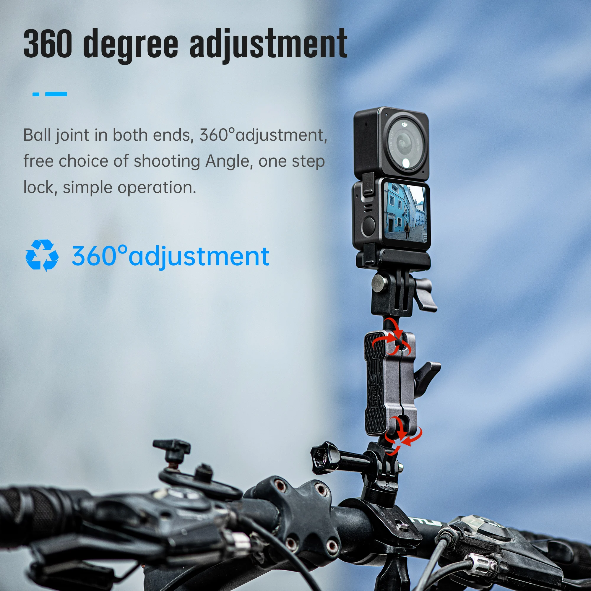 

Многофункциональное крепление для экшн-камеры DJI action 2/ OSMO Action /DJI POCKET 2/GoPro hero 8/9/10 insta360 ONE X2