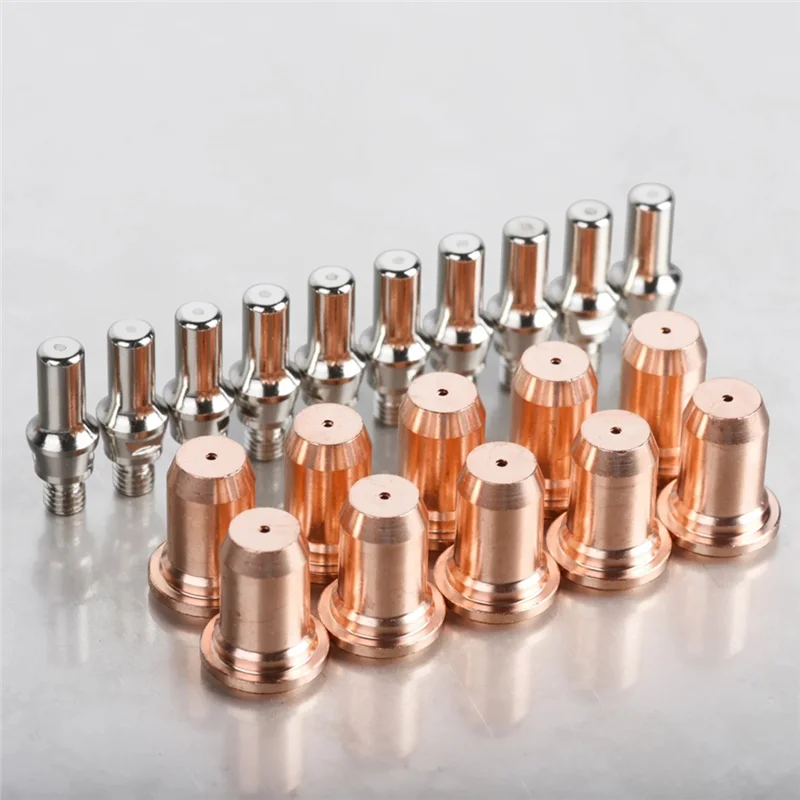 Фото ABAE-20 шт. IPT-60 PT-60 IPT-40 PT40 Электрод 52582, сопло 51313P, подходит для плазменной резки, расходные материалы, сопло №4