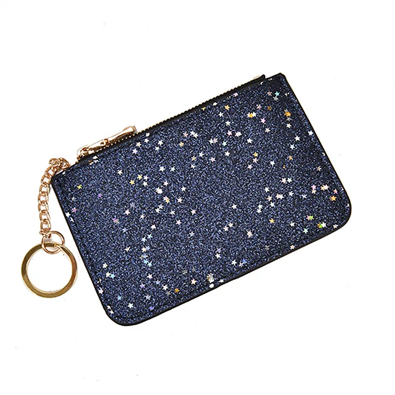 Короткий Блестящий клатч со звездами для женщин кошелек мелочи | Кошельки