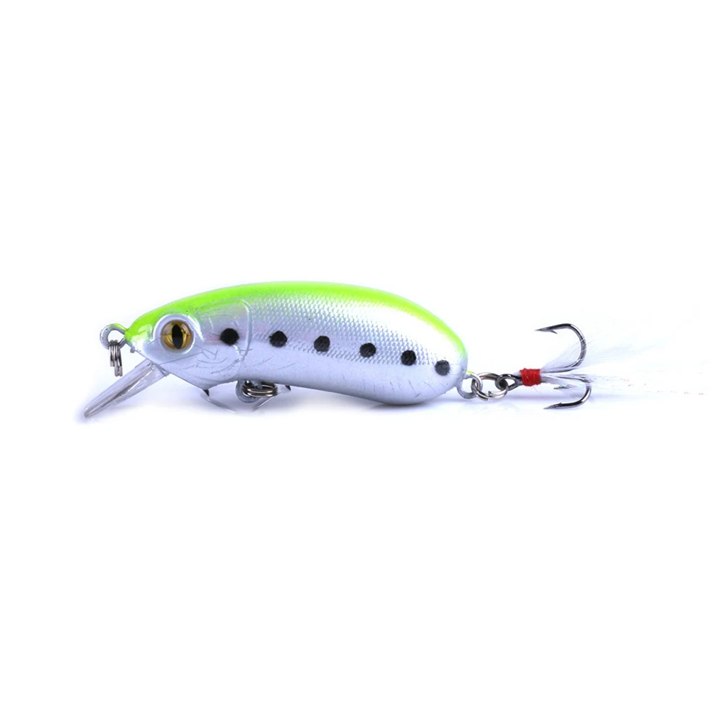 

6cm/10g Swim Fishing Lure Artificial Hard Crank Bait Sinking Wobbler 0.3-2m Rock Bait Long Tongue Lure Simulation 6# Hook 3D Eye