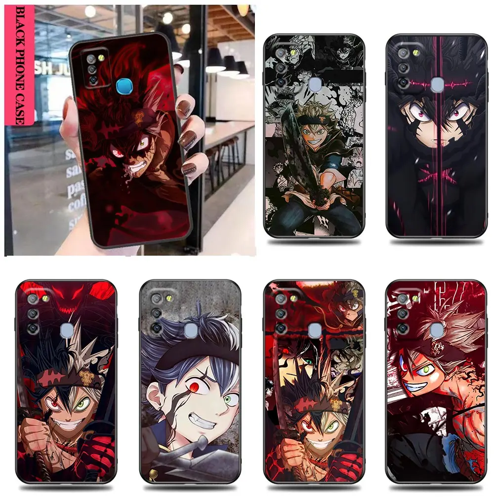 

Asta Anime Black Clover Case For Infinix TECNO CAMON 19 16 ZERO X NEO 20 8 POVA 4 2 NEO2 NOTE 12 11 10 8 8I S5 Pro 5G Case Funda