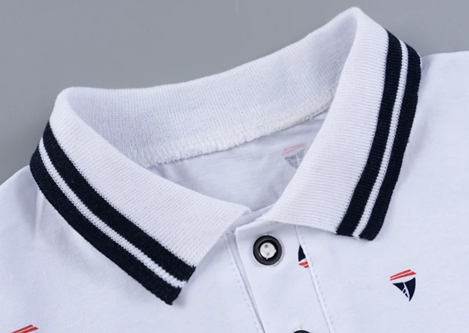 Комплект одежды для мальчиков лето 2024 Детская футболка-поло шорты спортивные