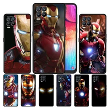 Marvel Iron Man Hot For OPPO GT Master Find X5 X3 Realme 9 8 6 C3 C21Y Pro Lite A53S A5 A9 2020 TPU Black Phone Case Cover Coque