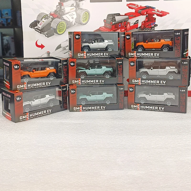 Новинка 1/64 модель автомобиля HUMMER EV Special Edition литые под давлением игрушки из сплава
