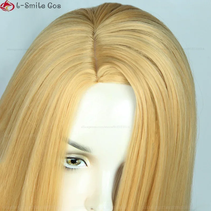 Zenos yae Galvus Косплей Парик Игра Final Fantasy XIV FF14 80 см Длинные Золотые Термостойкие