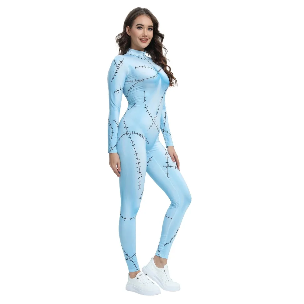 Женский костюм для косплея Teanoon на Хэллоуин Облегающий комбинезон костюм-кошка