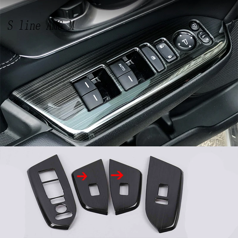 

Для Honda CRV CR-V 5TH BREEZE 2017-2021 углеродное волокно, Стайлинг автомобиля, дверной подлокотник, ручка, панель, кнопка подъема окна, накладка, наклейка