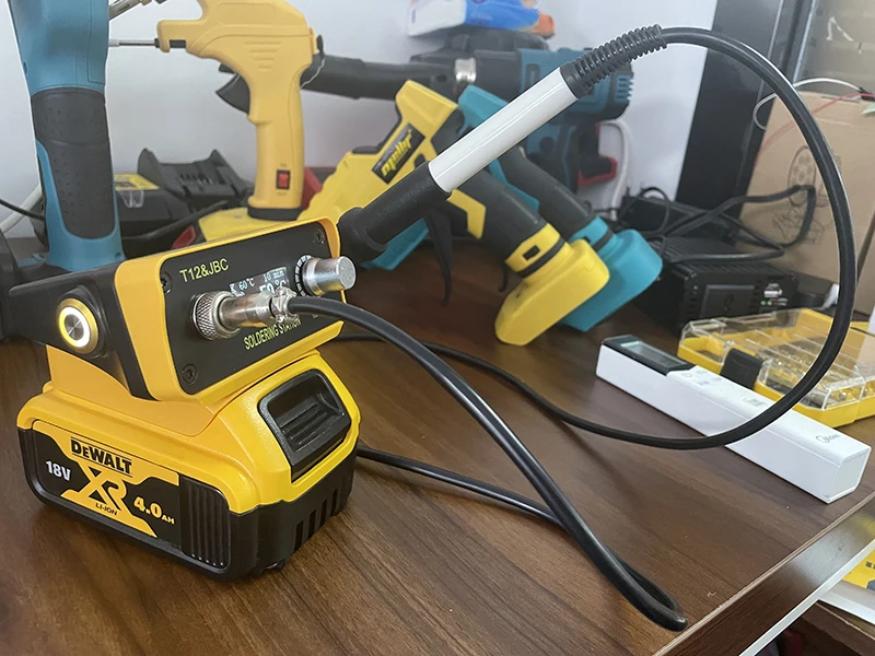 Модифицированная паяльная станция dewalt с аккумулятором на 18 в 20 (без батареи) |