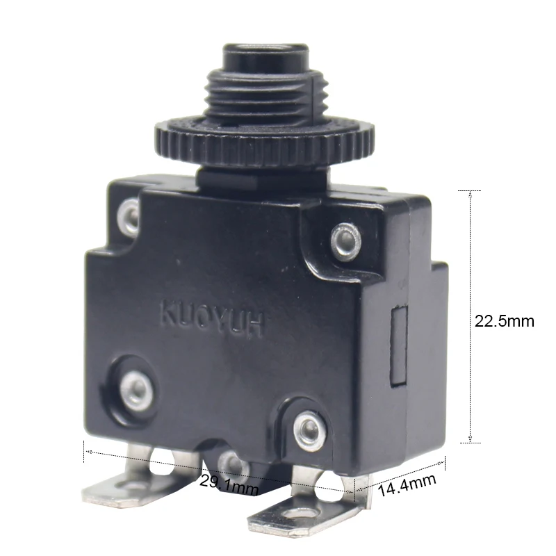 KUOYUH 88 СЕРИЯ 16A ручной сброс 90 градусов изгиб термальный переключатель перегрузки