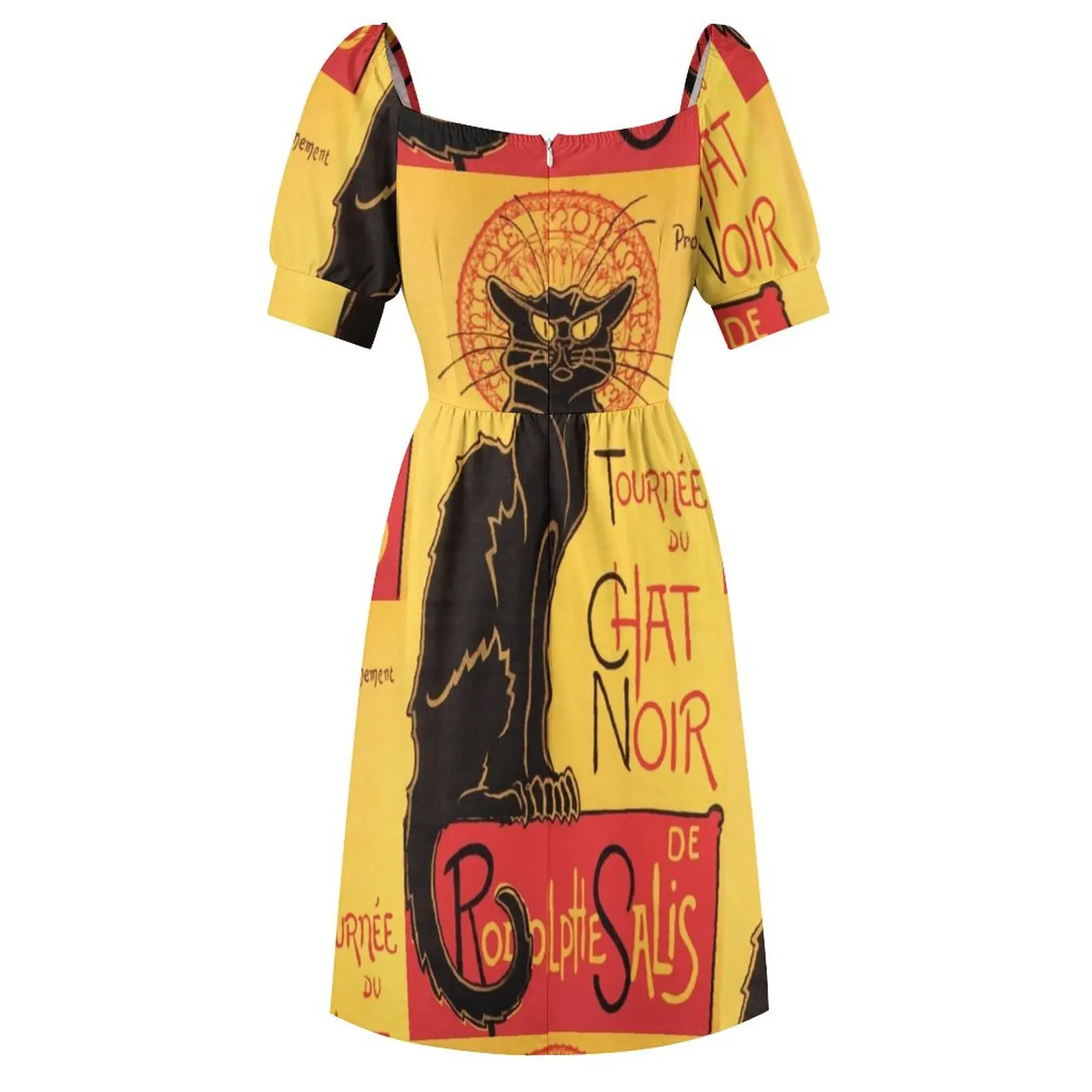 Le Chat Noir винтажное платье из полиэстера