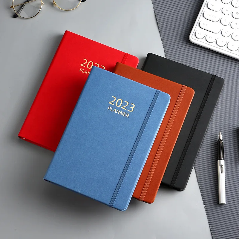 2023 A5 Notebook Planner Agenda Notepads Pocket Notepad Daily Weekly Agenda Planner Notebooks Stationery Office School Supplies