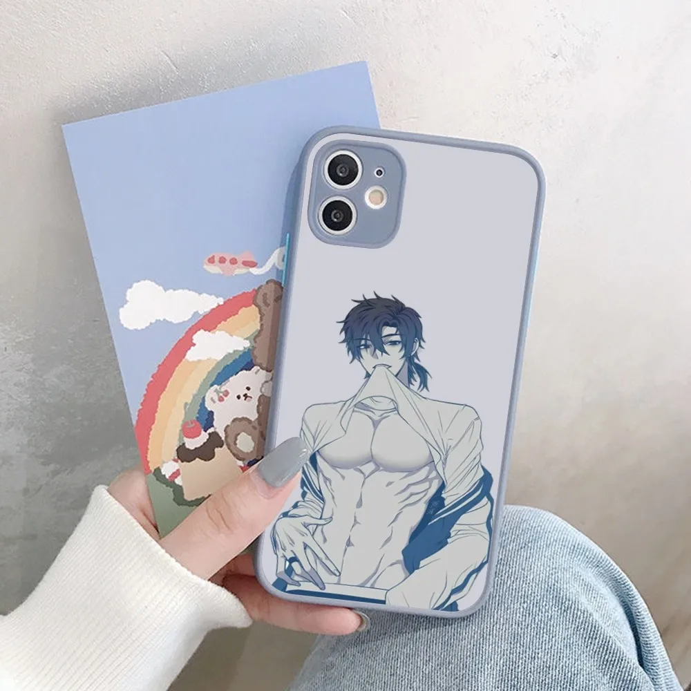 Фото Чехол для телефона Anime Link Click Time Agent для iPhone 14 11 12 13 Mini Pro Max 8 7 Plus X XR XS MAX, полупрозрачный матовый чехол №5