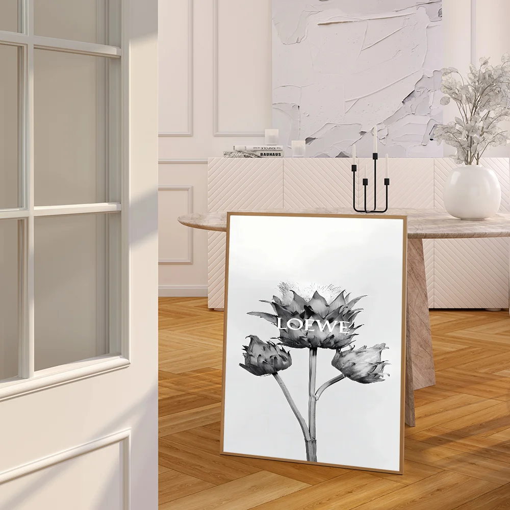 L-LOEWE Campaigns Vintage Posters Sticky Room Home Bar Cafe Decor Kawaii