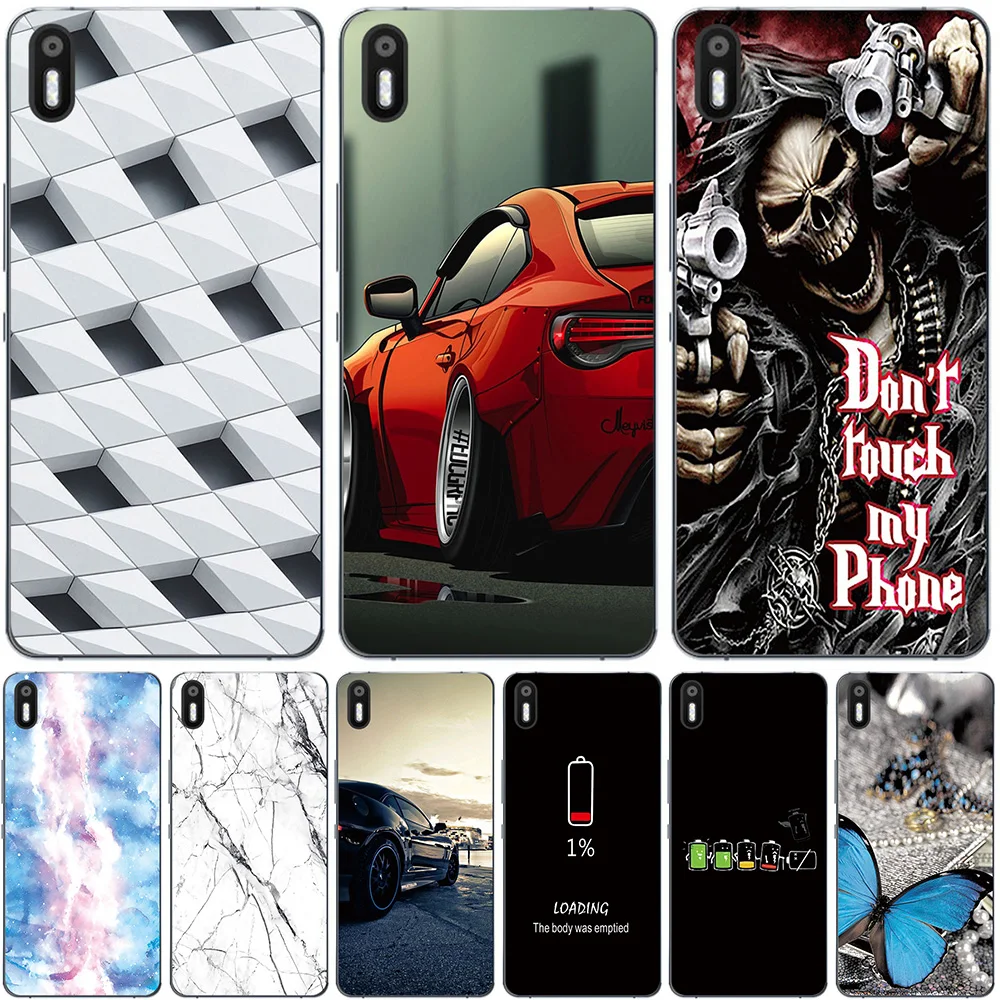 

Phone Bags & Cases For BQ Aquaris X5 2015 5.0 inch Cover Soft Silicone TPU Fashion Marble Inkjet Painted Shell Bag