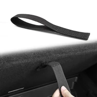 for tesla model y car rear trunk rope draw string open tail box cover handle pull straps car accessories practical gadgets