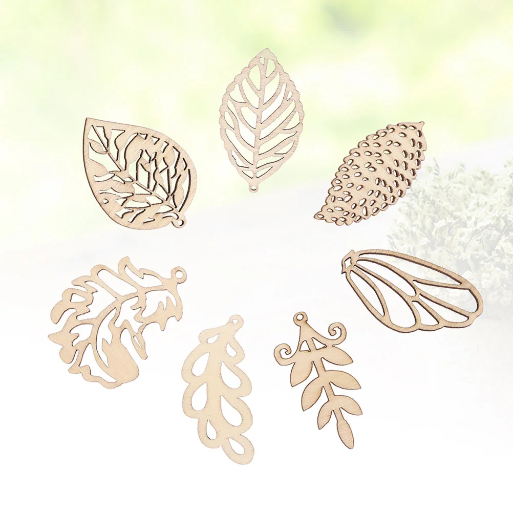 

Wooden Wood Christmas Leaf Cutout Craftcutouts Slices Pieces Ornaments Leaves Unfinished Maple Discs Diy Crafts Blank Shape