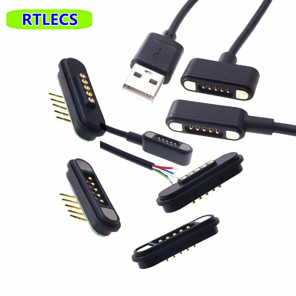 1 шт. магнитный 5-полюсный USB-кабель 2 мм | Строительство и ремонт