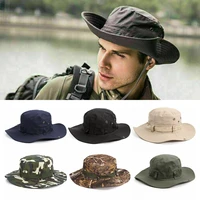 outdoor jungle hat camping hiking sun hat military boonie hat fishing cap mens bucket hats