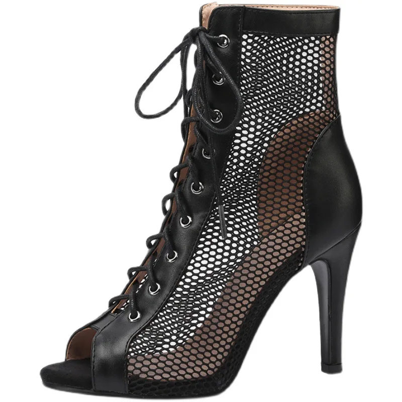 

Туфли женские на высоком каблуке с открытым носком, пикантная модная удобная обувь для танцев, очень легкие сандалии