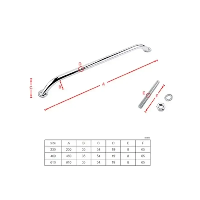 

Поручень 316, дверная поручня, поручень с болтом, люк для лодки, яхта, морская фурнитура для ванной комнаты