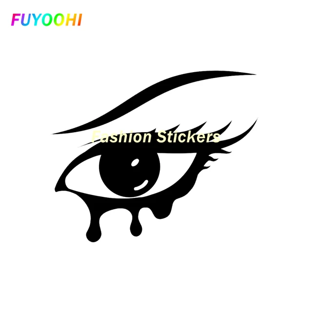 

FUYOOHI Exterior/Protection Fashion Stickers Personality Mysterious Eye Decor Sunscreen Car Sticker Vinyl Accessories Silhouette