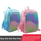 Детские рюкзаки для детей и взрослых игрушка для снятия стресса фиджет пузырьки мягкие сжимаемые антистрессовые сумки для мальчиков большие сумки для хранения