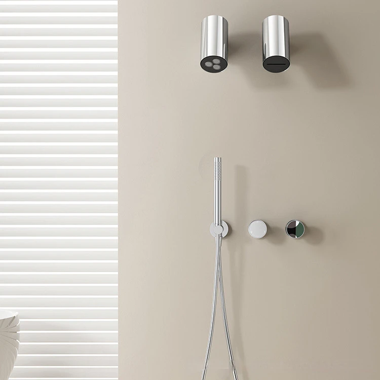 

Настенная Душевая система с креативным верхним распылителем и смесителем горячей/холодной воды