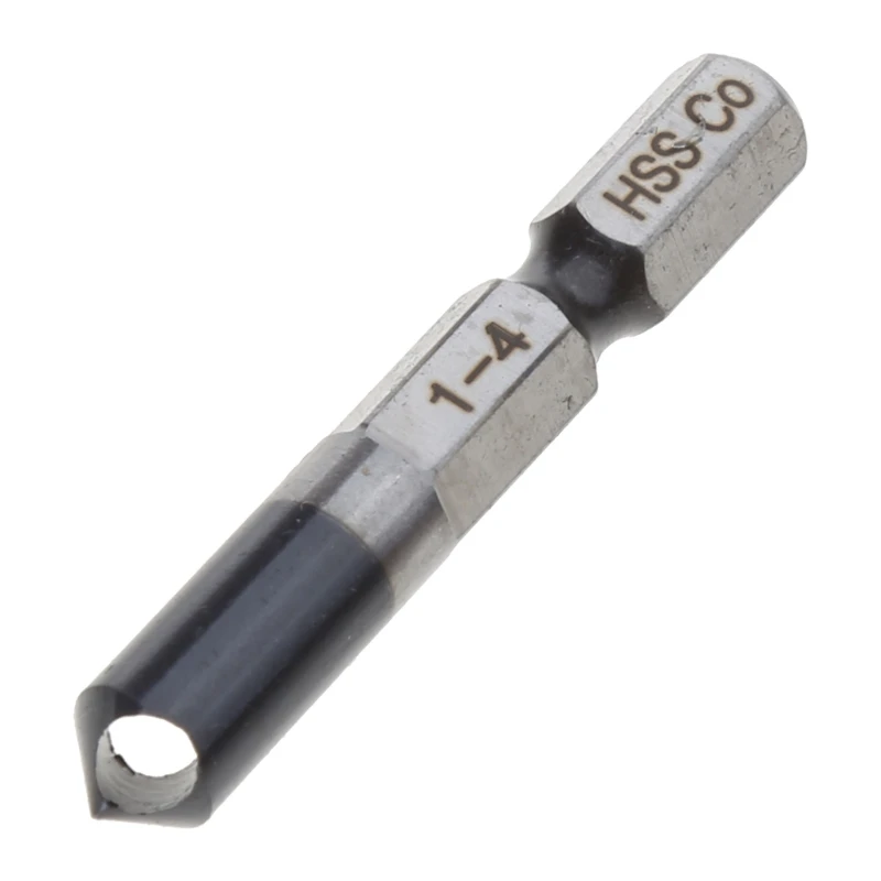HRC89 TiAlN сверло с зенковкой 1/4 дюйма шестигранный хвостовик 90 градусов для снятия