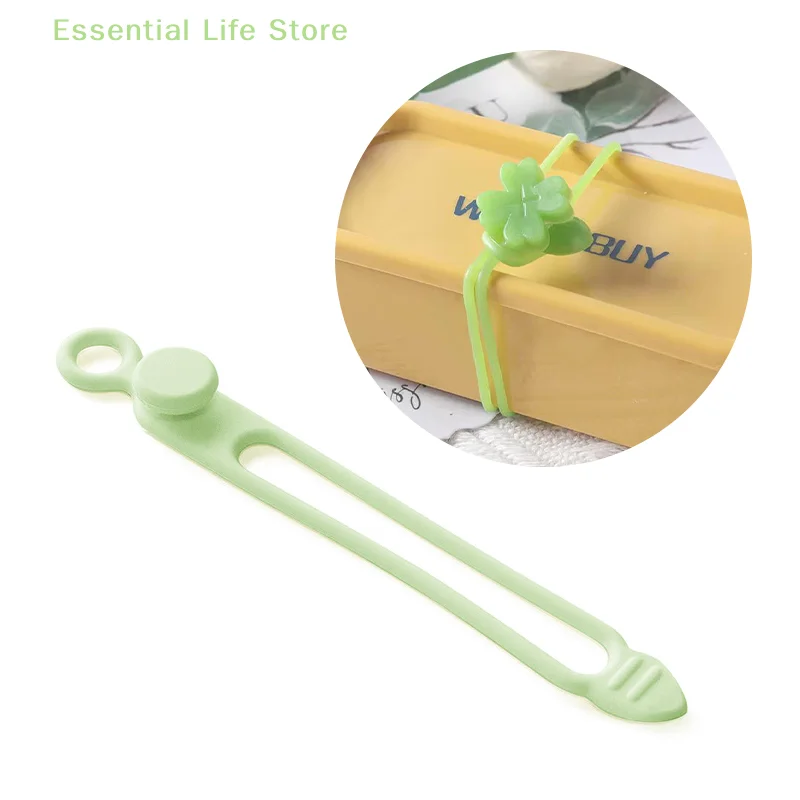 

6 шт. многоцелевой силиконовый резиновый ремешок, силиконовые ленты, бэнто-бокс, эластичная силиконовая лента, Ланч-бокс для дома, инструменты для хранения