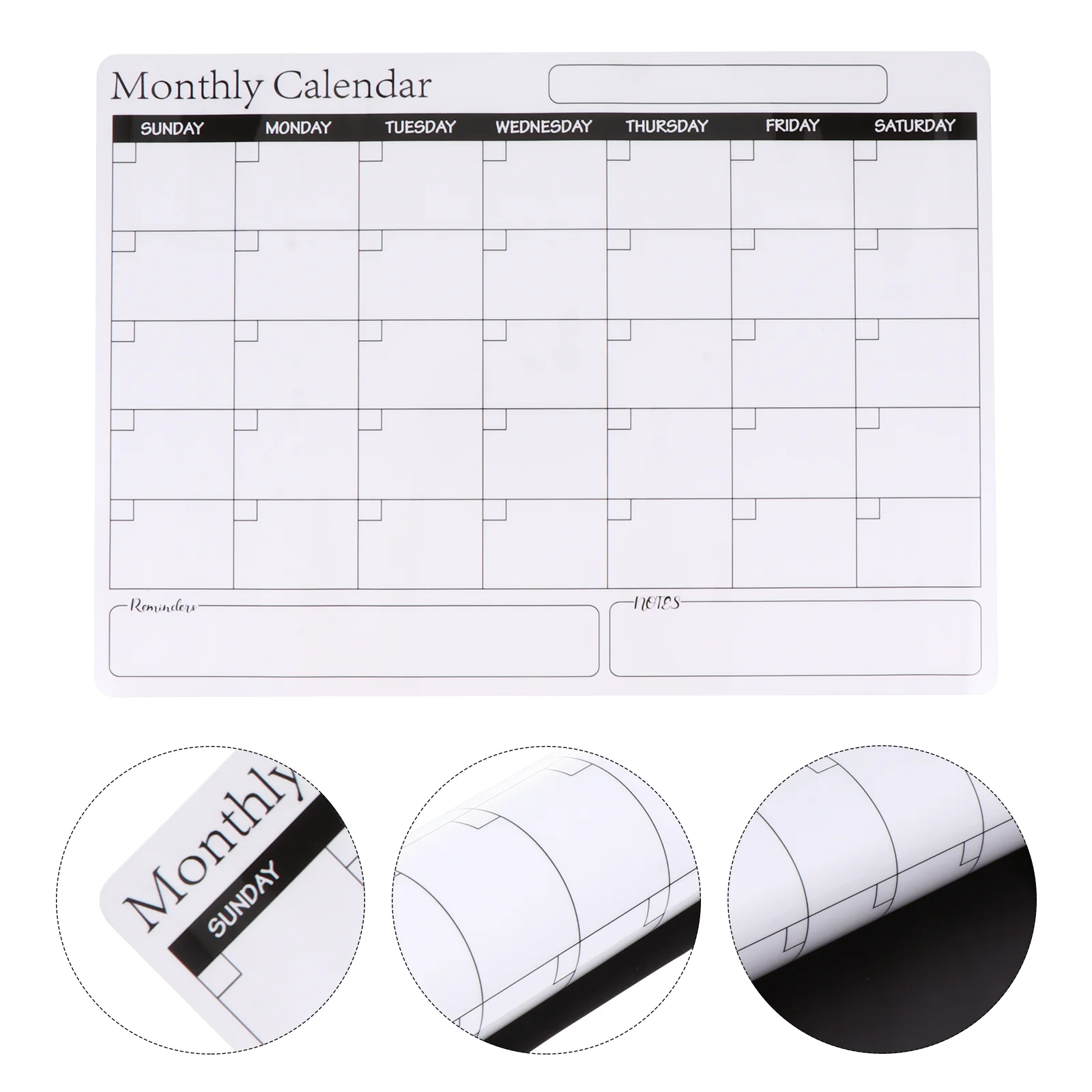 

Board Magnetic Monthly Calendar Schedule Erase Dry Fridge Note Chalkboard Whiteboard Plan Chore Wall Weekly List Planner Kitchen