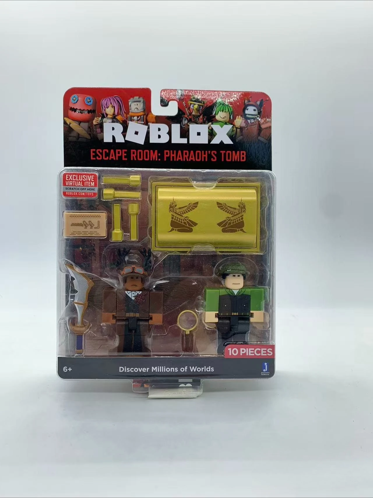Фото 12 шт. коллекционных фигурок по игре Roblox с аксессуарами, модели кукол, игрушки для подарков на день рождения №1