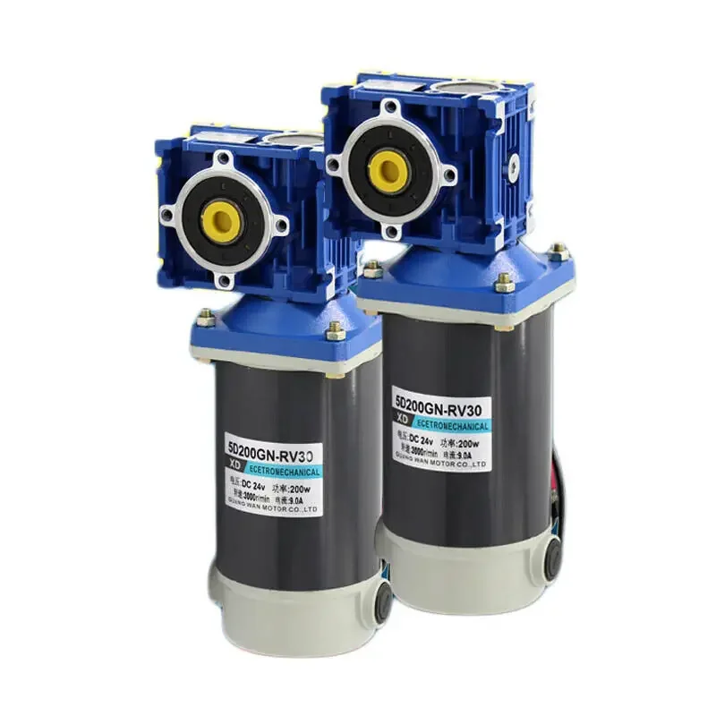 Моторы с червячной передачей постоянного тока XD-12V/24V RV30/RV40: 60–300 Вт идеально