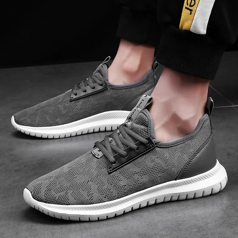 

Дышащая мужская обувь большого размера, спортивная летняя спортивная обувь, сетчатые мужские кроссовки, легкая спортивная обувь для бега, с...