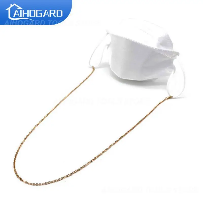 

1~40PCS Metal Decorative Mask Lanyards Adjustable Mask Hanging Rope Mask Necklace Anti-lost Hang Masks Chains Sunglasses Straps