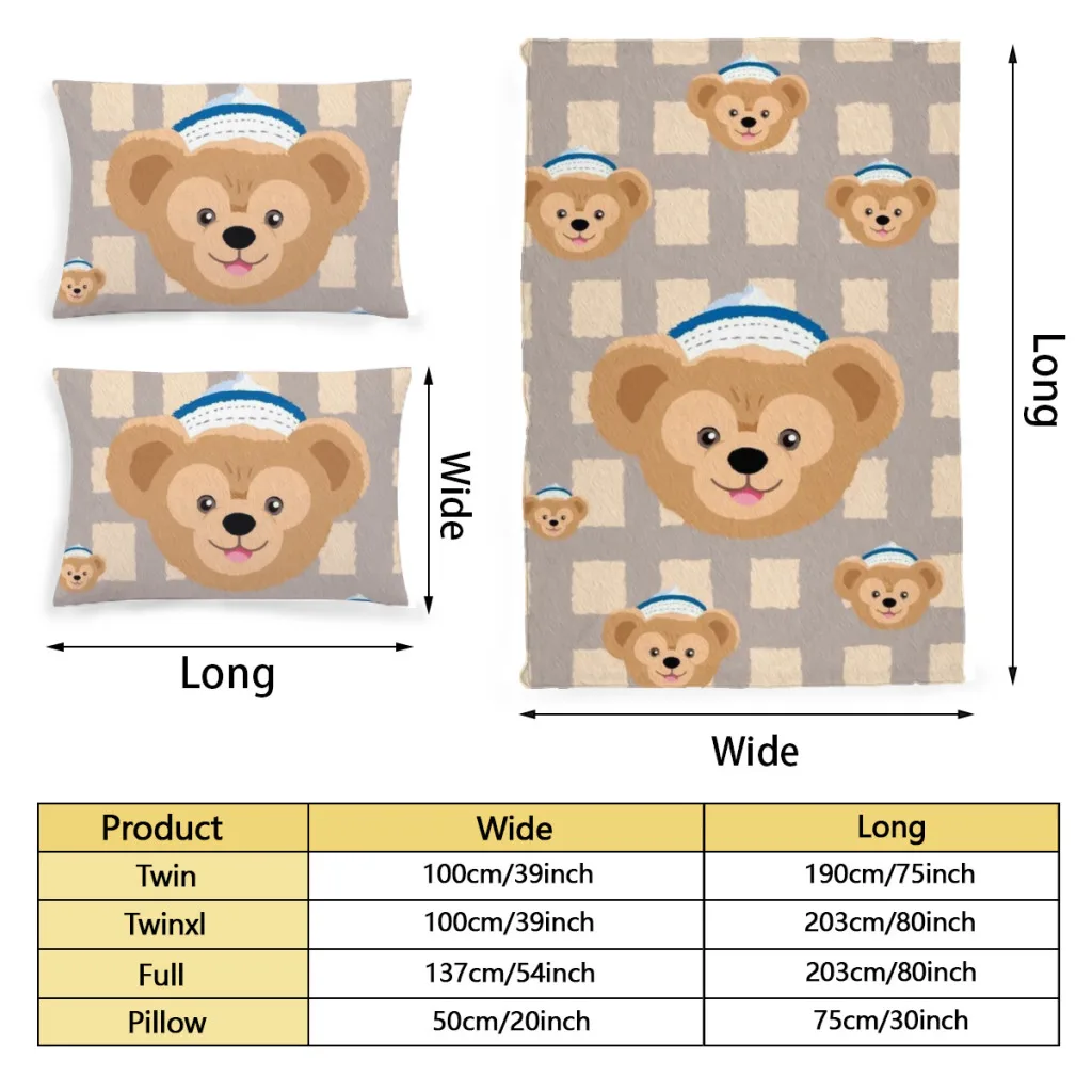 Комплект постельного белья Disney Duffy Bear одеяло пододеяльник пододеяльники