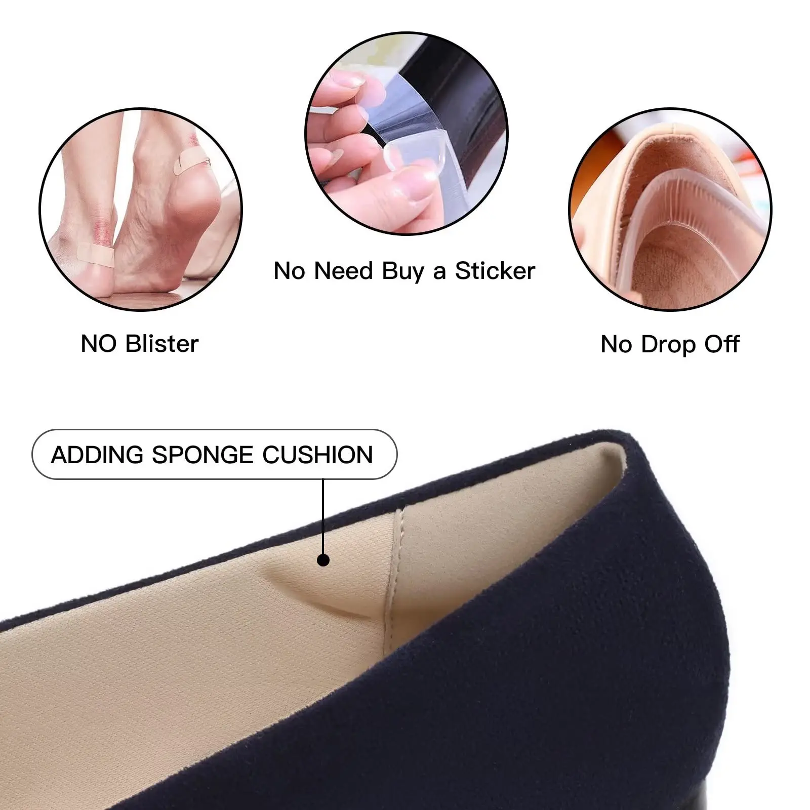 Туфли MUSSHOE женские с острым носком балетки без застежки Классическая мягкая